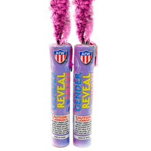 Load image into Gallery viewer, pink gender reveal smoke sticks for gender reveal celebration