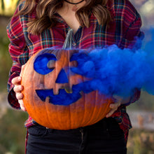 Load image into Gallery viewer, blue wick activated smoke effect