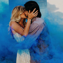 Load image into Gallery viewer, blue smoke bombs for gender reveals