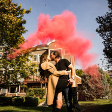 Load image into Gallery viewer, pink powder smoke cannon party popper for girl