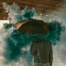 Load image into Gallery viewer, teal smoke bomb for videography