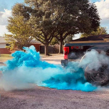 Load image into Gallery viewer, truck burnout bag for boy gender reveal celebration