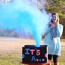 Load image into Gallery viewer, blue smoke for gender reveal photo ideas