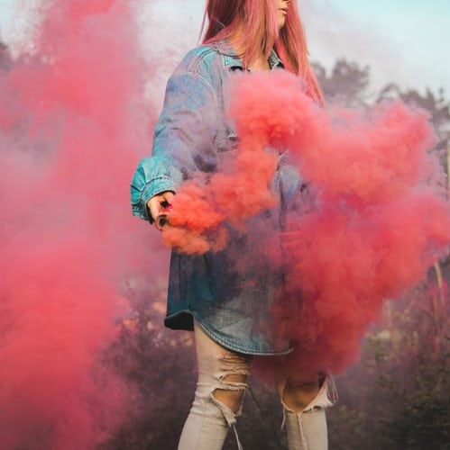Using Smoke Bombs/Grenades for your Gender Reveal