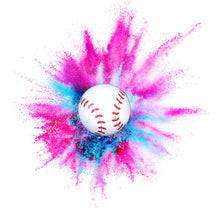 Load image into Gallery viewer, blue gender reveal baseball sports for boy
