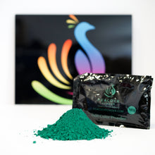 Load image into Gallery viewer, peacock powder non toxic green holi powder

