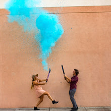 Load image into Gallery viewer, blue extra large 24 inch gender reveal party cannon 
