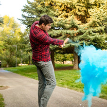 Load image into Gallery viewer, tee up gender reveal baseball blue color powder it&#39;s a boy 
