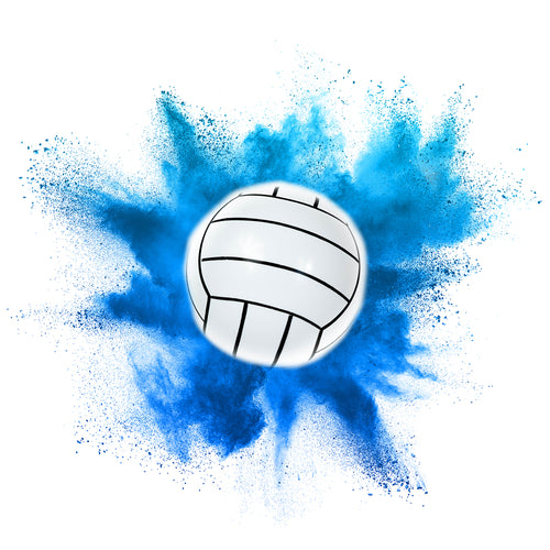 it's a boy gender reveal volleyball