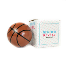 Load image into Gallery viewer, blue powder basketball for gender reveal celebration
