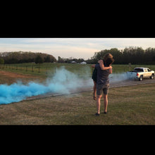 Load image into Gallery viewer, Blue color powder gender reveal burnout kits,
