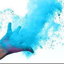 Load image into Gallery viewer, blue holi color powder gender reveal blaze authentic holi colour powder 
