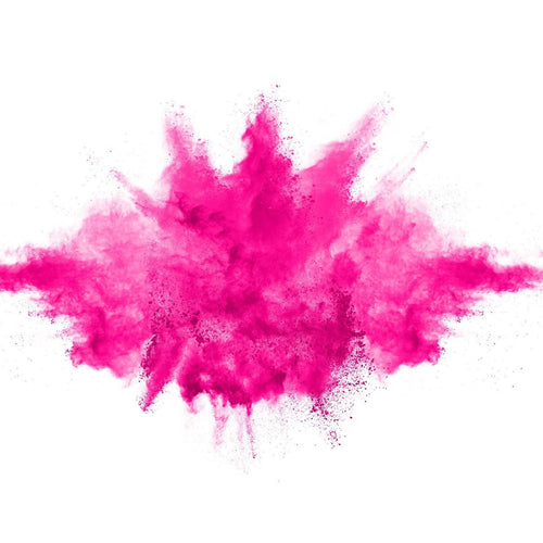 pink gender reveal powder