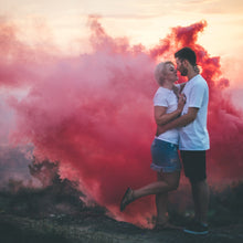 Load image into Gallery viewer, pink smoke for gender reveal celebration
