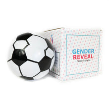 Load image into Gallery viewer, blue gender reveal fútbol for sports reveals
